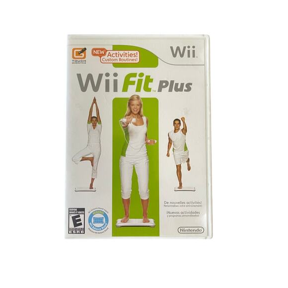 Wii Fit Plus Nintendo Wii Exercise Fitness Game with Manual NO BOARD - Picture 1 of 4